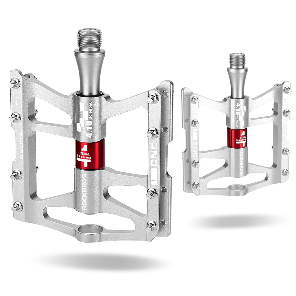 Rockbros JT410 4.10 4 Rutulių Dviračio Pedalai - Sidabriniai -- Cycling Accessories