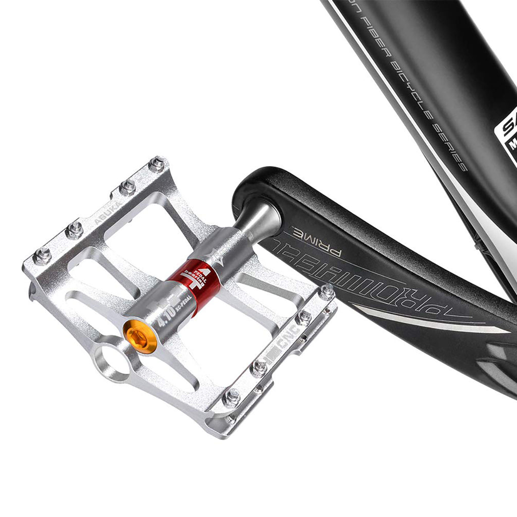 Rockbros JT410 4.10 4 Rutulių Dviračio Pedalai - Sidabriniai -- Cycling Accessories
