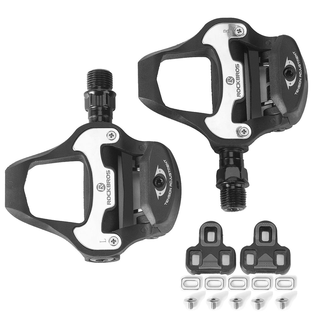 Rockbros LP-R pedalų flekai, LOOK sistema - juoda -- Bicycle Cleats