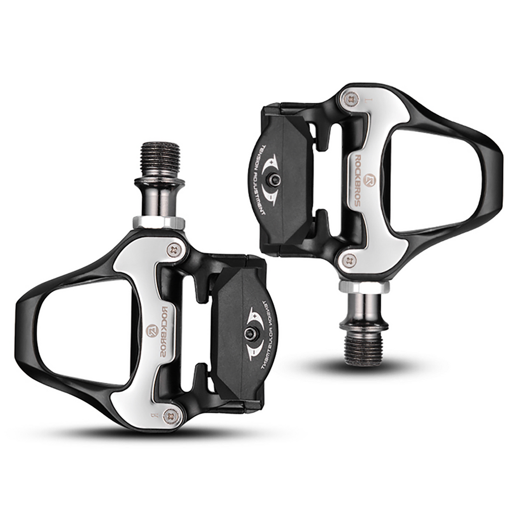 Rockbros LP-RD2BK SPD sistemos pedalų flekai - juoda -- Bicycle Cleats