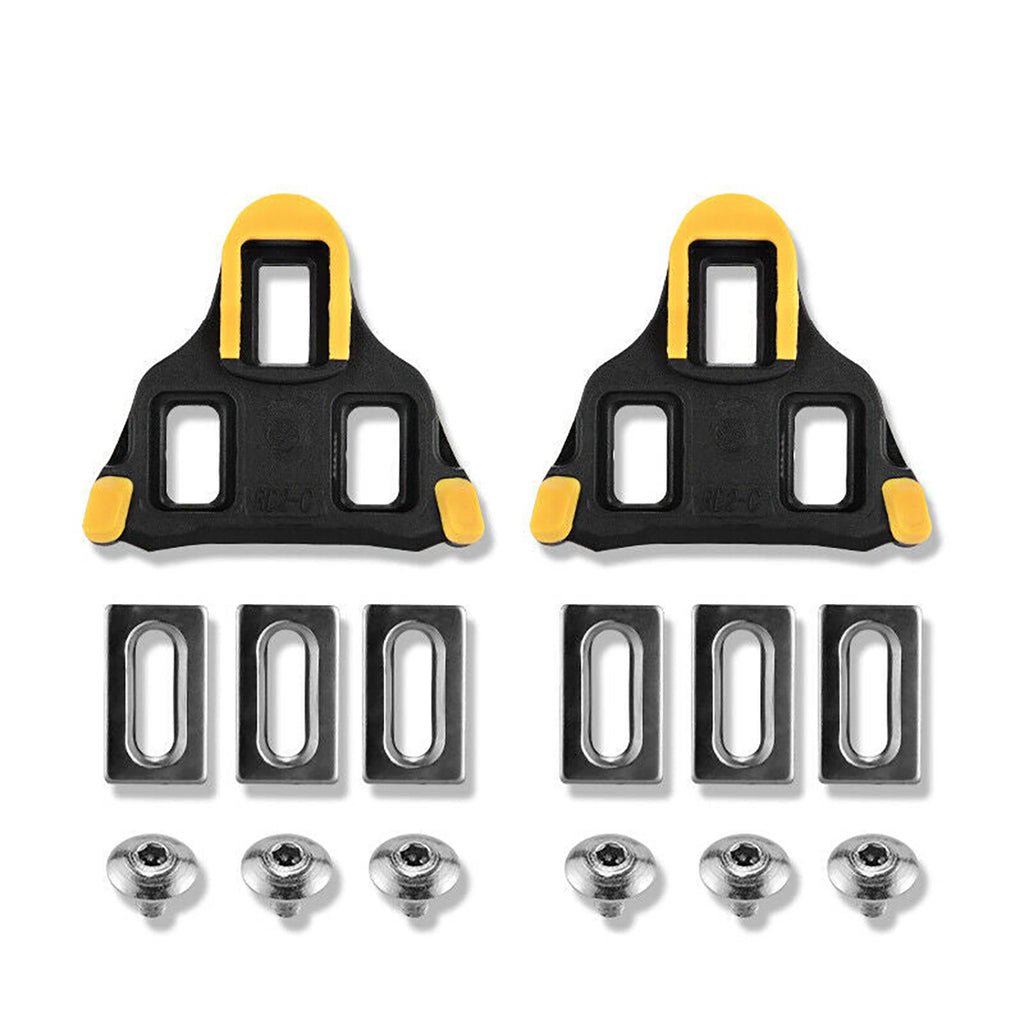 Rockbros LP-RD2BK SPD sistemos pedalų flekai - juoda -- Bicycle Cleats