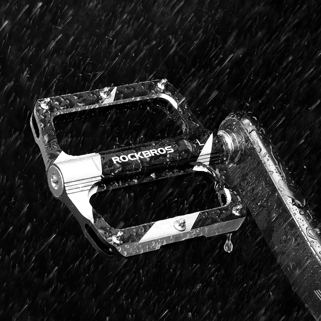 Rockbros K306-BK MTB Aliuminio Dviračio Pedalai - Juodi -- Cycling Accessories