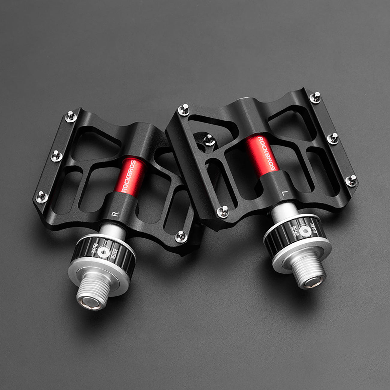 Rockbros K3462F-BK Atskirtieji Greito Uždarymo Dviračio Pedalai - Juodi -- Cycling Accessories
