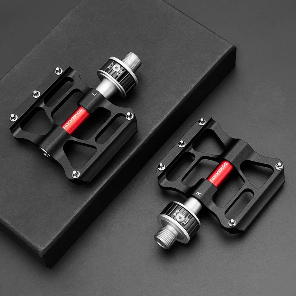 Rockbros K3462F-BK Atskirtieji Greito Uždarymo Dviračio Pedalai - Juodi -- Cycling Accessories