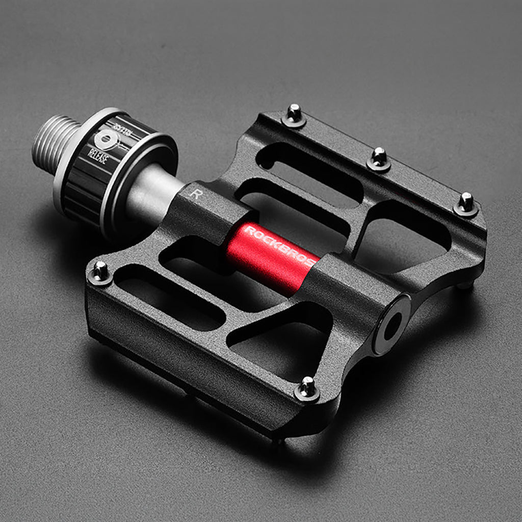 Rockbros K3462F-BK Atskirtieji Greito Uždarymo Dviračio Pedalai - Juodi -- Cycling Accessories