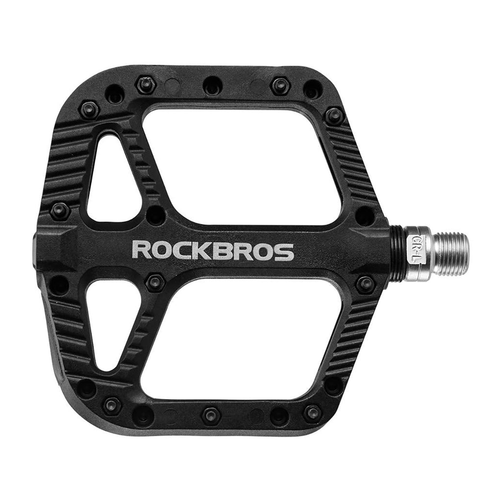 Rockbros 2018-12A Nailoniniai Dviračio Pedalai - Juodi -- Cycling Accessories