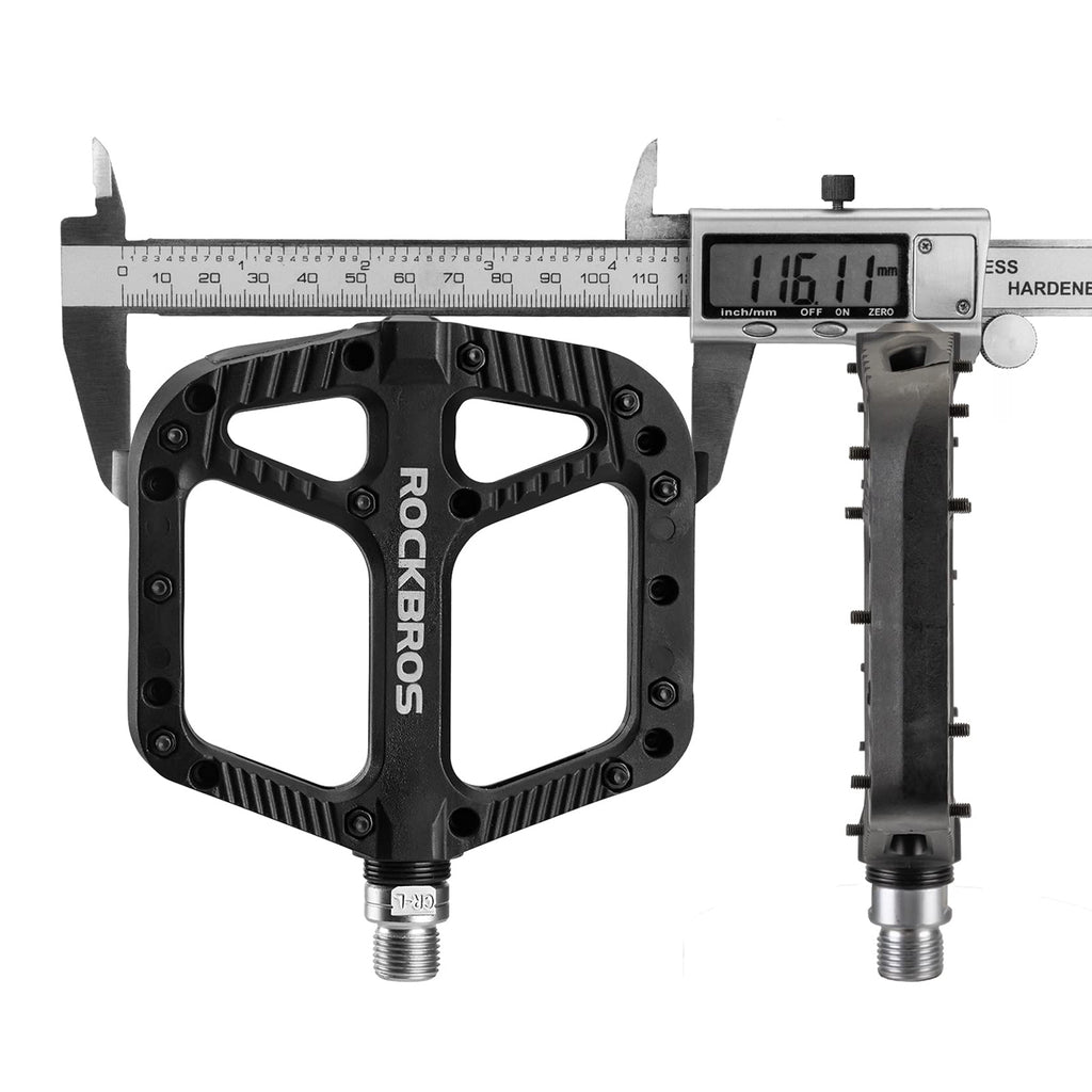 Rockbros 2018-12A Nailoniniai Dviračio Pedalai - Juodi -- Cycling Accessories