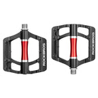 Rockbros 2020-12CBK Platforminiai aliuminio dviračio pedalai - juodas -- Cycling Accessories