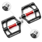 Rockbros 2020-12CBK Platforminiai aliuminio dviračio pedalai - juodas -- Cycling Accessories