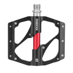 Rockbros 2020-12BBK platforminiai aliuminio dviračio pedalai - Juodi -- Cycling Accessories