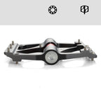 Rockbros 2020-12BBK platforminiai aliuminio dviračio pedalai - Juodi -- Cycling Accessories