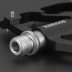 Rockbros 2020-12BBK platforminiai aliuminio dviračio pedalai - Juodi -- Cycling Accessories
