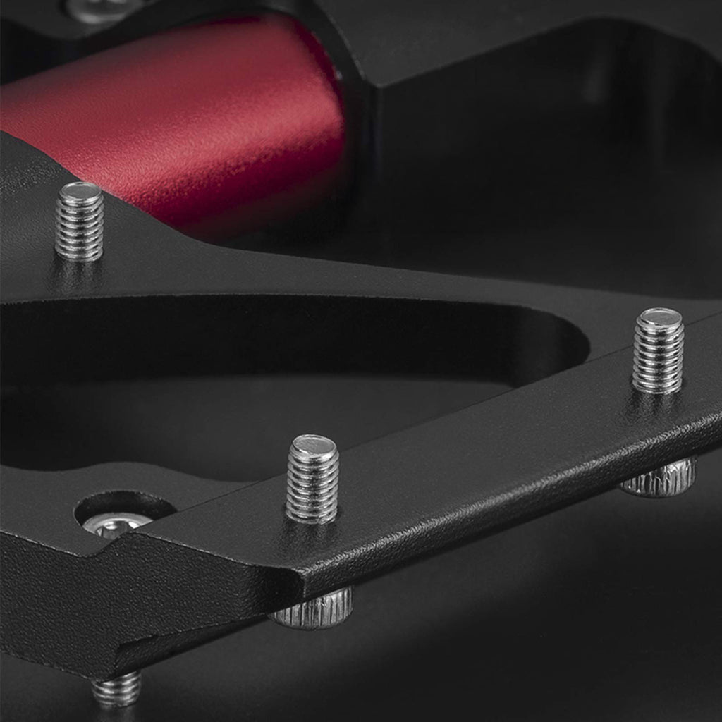 Rockbros 2020-12BBK platforminiai aliuminio dviračio pedalai - Juodi -- Cycling Accessories
