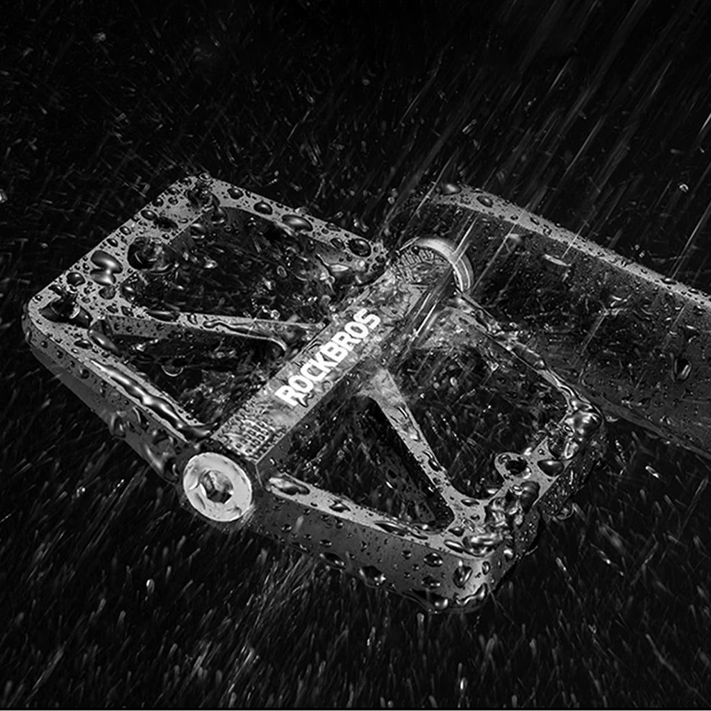 Rockbros M906 nailoniniai dviračio pedalai - Juodi -- Cycling Accessories