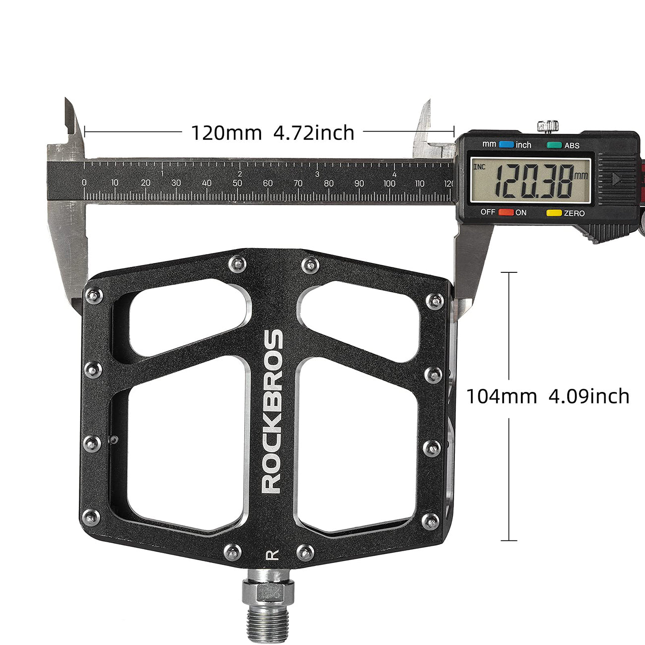 Rockbros K399-BK plati platformo dviračio pedalai - Juodi -- Cycling Accessories