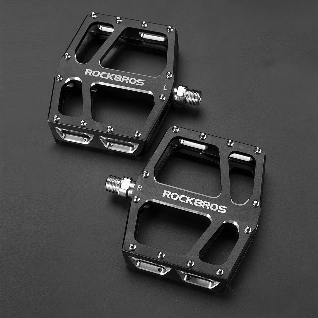 Rockbros K399-BK plati platformo dviračio pedalai - Juodi -- Cycling Accessories