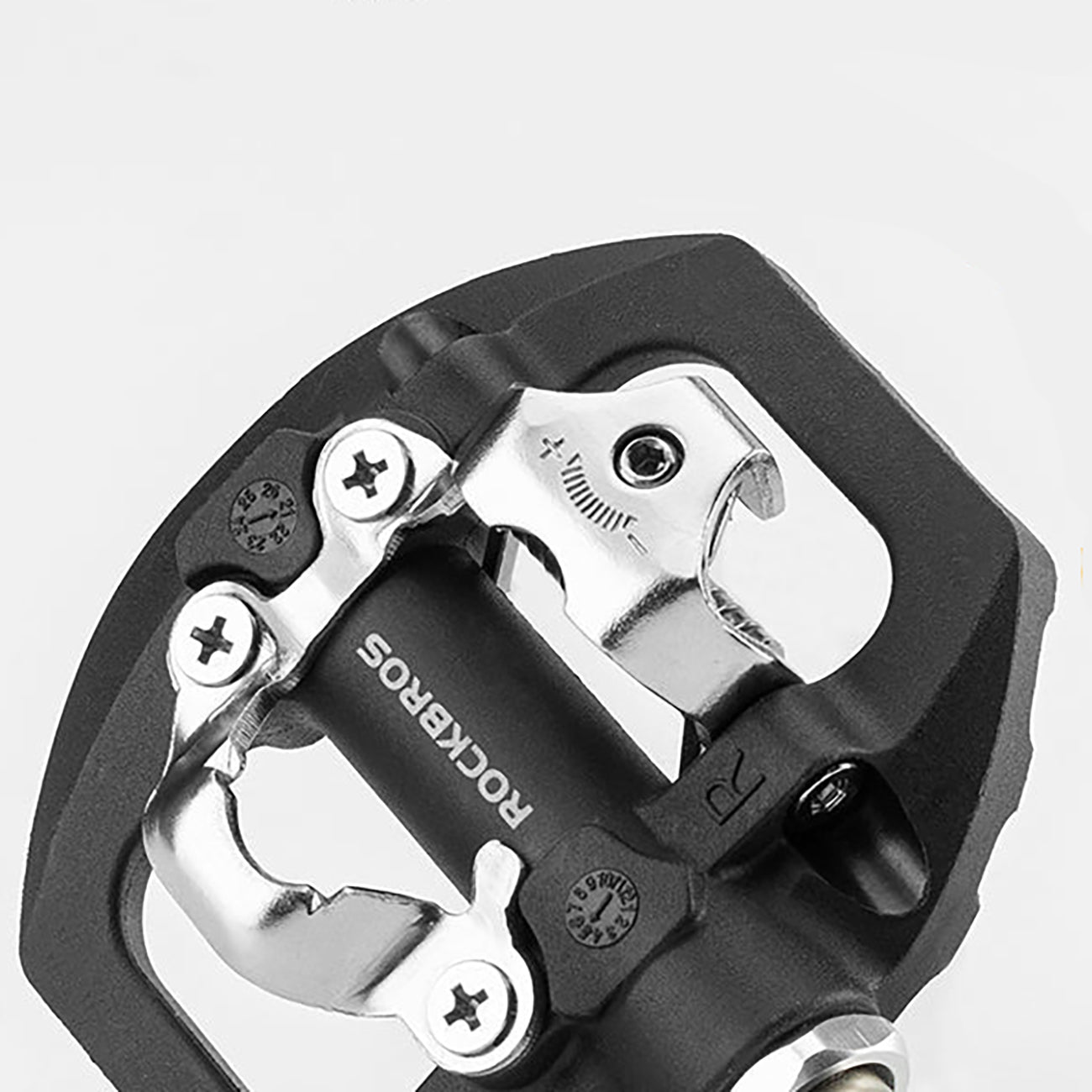 Rockbros M108 nailono pusiau užrakinami dvipusiai dviračio pedalai - juodi -- Bicycle Locks