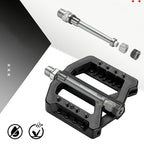 Rockbros RK01 nailono dviračio pedalai - juodi -- Cycling Accessories