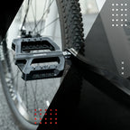 Rockbros RK01 nailono dviračio pedalai - juodi -- Cycling Accessories