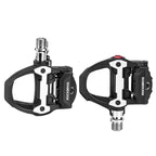 Rockbros P602 9/16" dviračio pedalai su SPD-SL sistema - juodi -- Bicycle Cleats