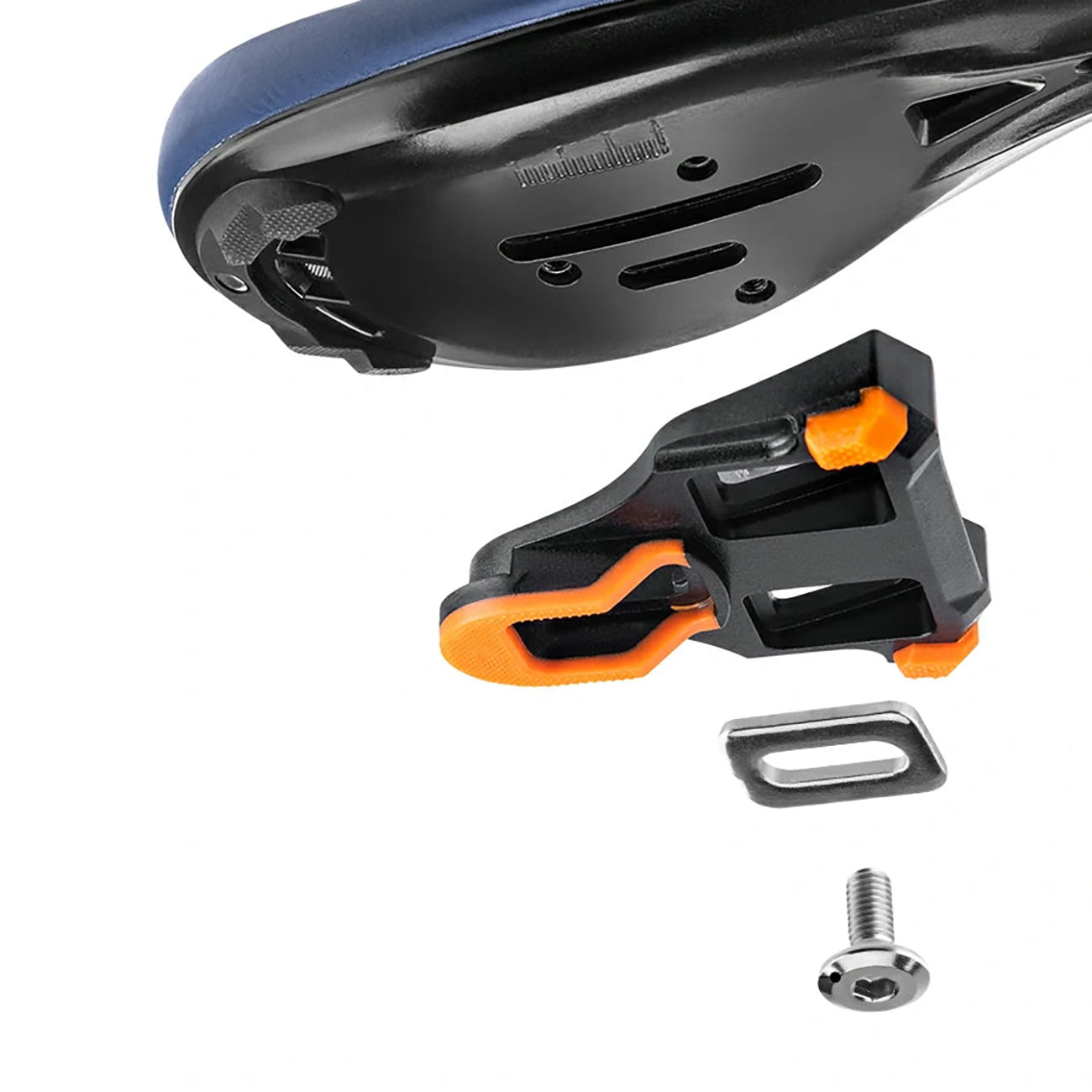 Rockbros P602 9/16" dviračio pedalai su SPD-SL sistema - juodi -- Bicycle Cleats