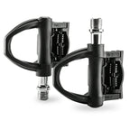 Rockbros P602 9/16" dviračio pedalai su SPD-SL sistema - juodi -- Bicycle Cleats