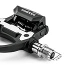Rockbros P602 9/16" dviračio pedalai su SPD-SL sistema - juodi -- Bicycle Cleats
