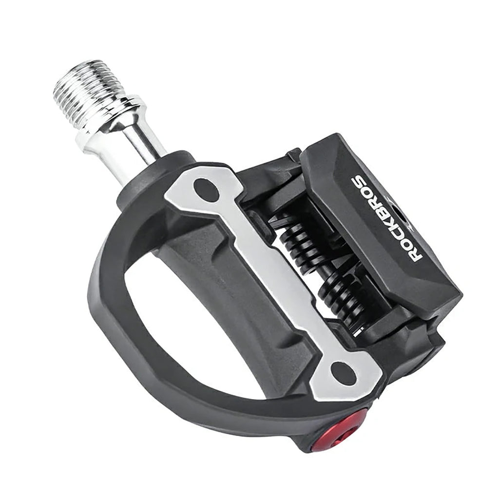 Rockbros P602 9/16" dviračio pedalai su SPD-SL sistema - juodi -- Bicycle Cleats