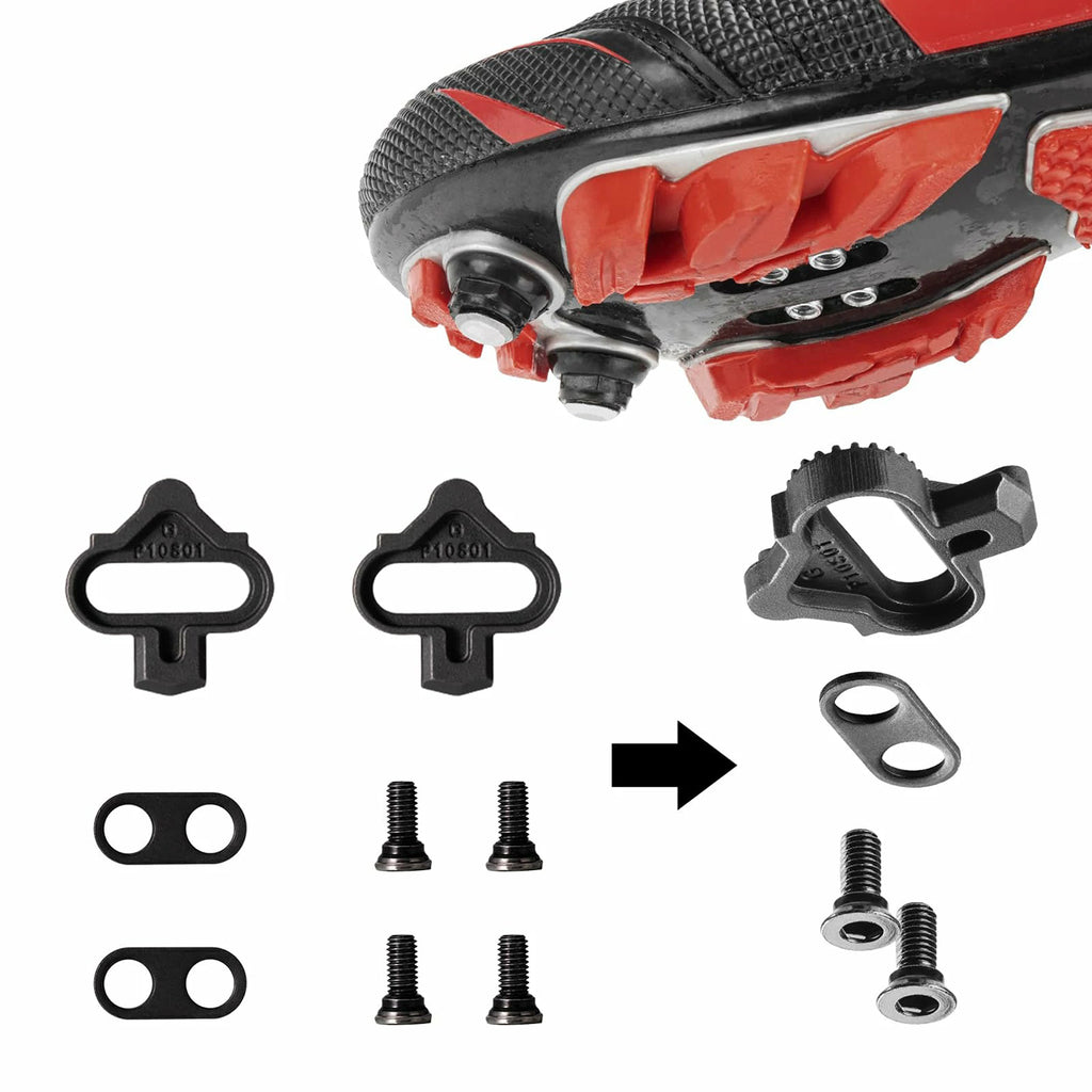 Rockbros PD303 pusiau užrakinami platformos dviračio pedalai - juodi -- Bicycle Locks