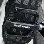 Rockbros BP2501 Atšvaitos Nailoniniai Dviračio Pedalai - Juodi -- Cycling Accessories