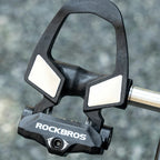 Rockbros RD9 SPD anglies pluošto ir titano lydinių pedalų - juodi -- Bicycle Cleats