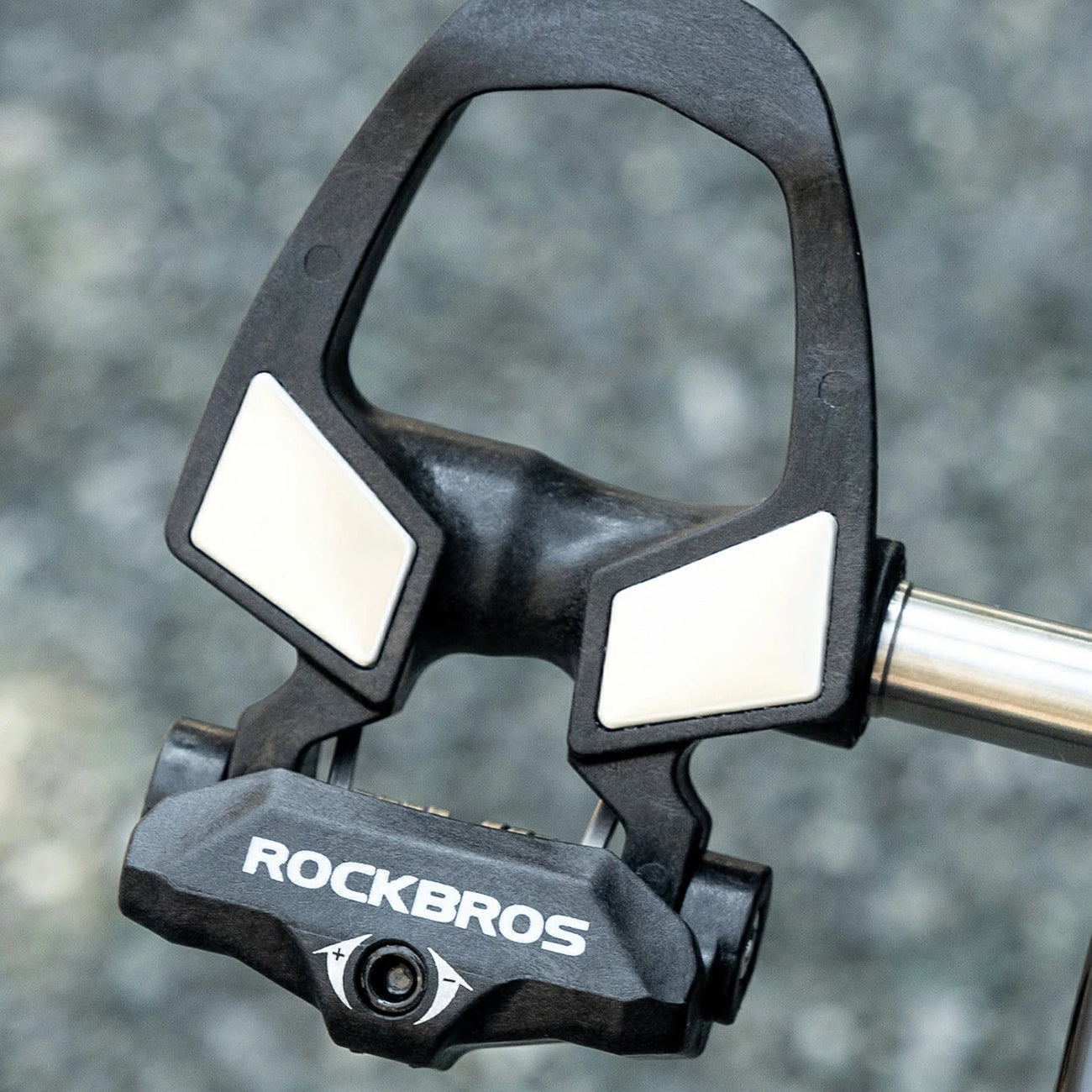 Rockbros RD9 SPD anglies pluošto ir titano lydinių pedalų - juodi -- Bicycle Cleats