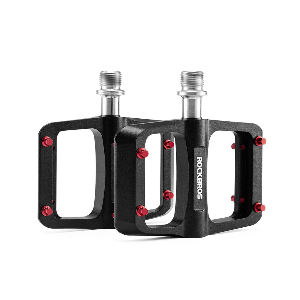 Rockbros BP2603 Platforminiai Dviračio Pedalai su Titano Ašimi ir Magnio Lydinių Guoliais - Juodi -- Cycling Accessories