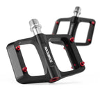 Rockbros BP2603 Platforminiai Dviračio Pedalai su Titano Ašimi ir Magnio Lydinių Guoliais - Juodi -- Cycling Accessories