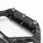 Rockbros C700 Atšvaitos Aliumininiai Platforminiai Dviračio Pedalai - Juodi -- Cycling Accessories