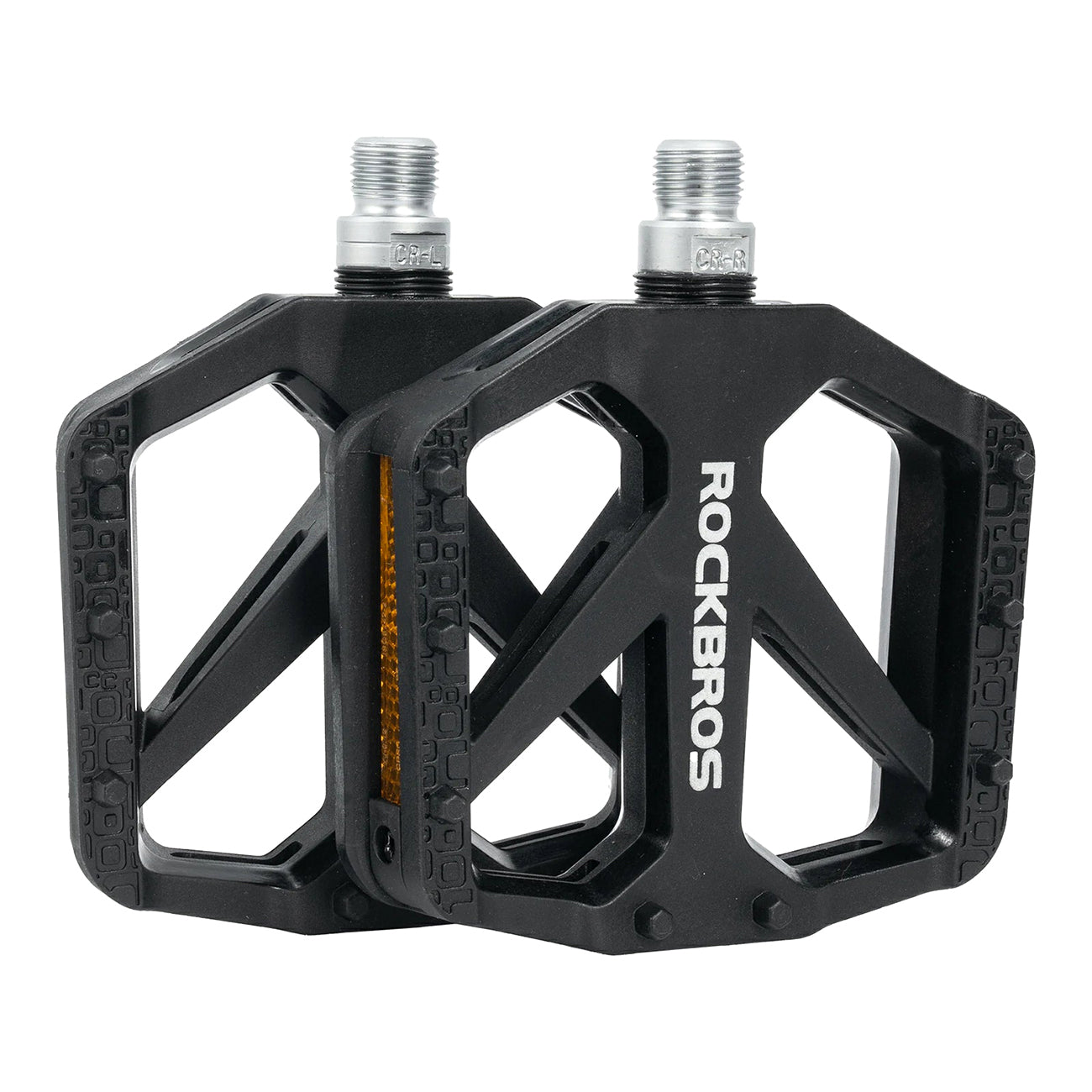 Rockbros BP2602 Nailoniniai Dviračio Pedalai - Juodi -- Cycling Accessories