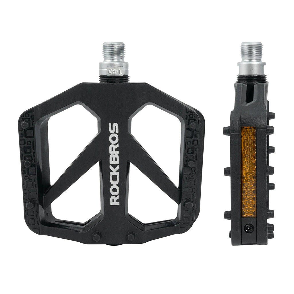 Rockbros BP2602 Nailoniniai Dviračio Pedalai - Juodi -- Cycling Accessories