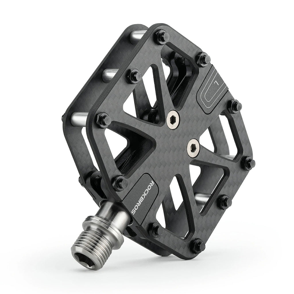Rockbros C525 Anglies Plaušų Platforminiai Dviračio Pedalai - Juodi -- Cycling Accessories