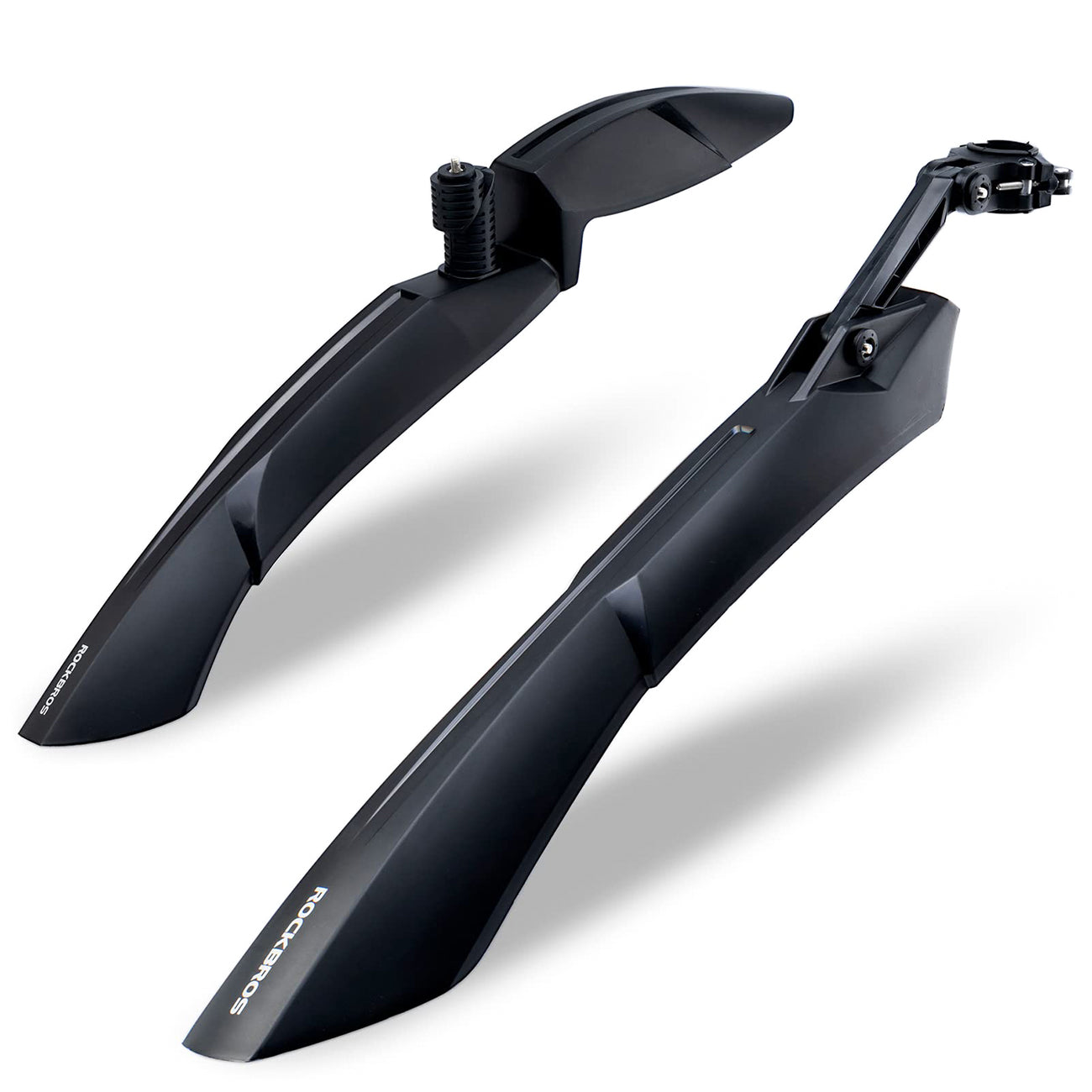 Rockbros FK-870 dviračio blendžiai su greito atpalaidavimo sistema, reguliuojami - juoda -- Bicycle Fenders