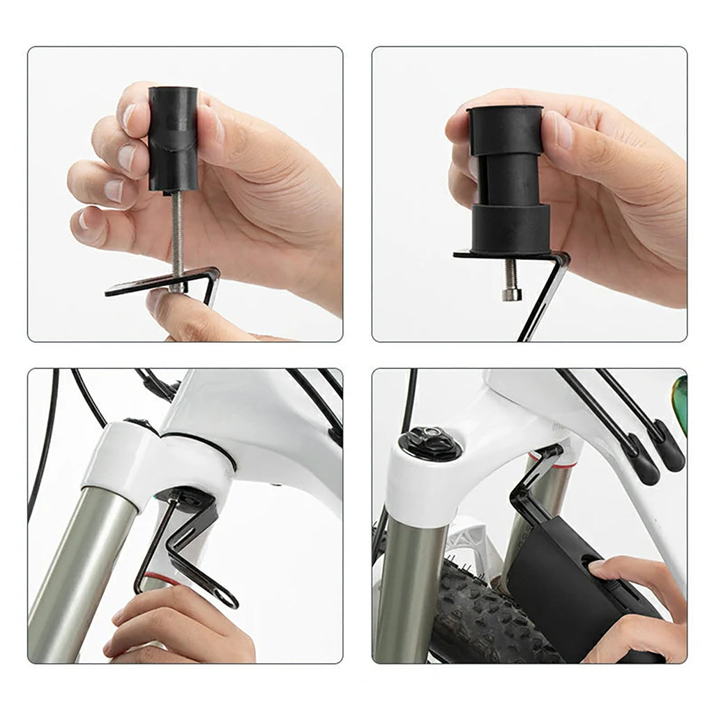 Rockbros FK-870 dviračio blendžiai su greito atpalaidavimo sistema, reguliuojami - juoda -- Bicycle Fenders