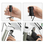 Rockbros FK-870 dviračio blendžiai su greito atpalaidavimo sistema, reguliuojami - juoda -- Bicycle Fenders
