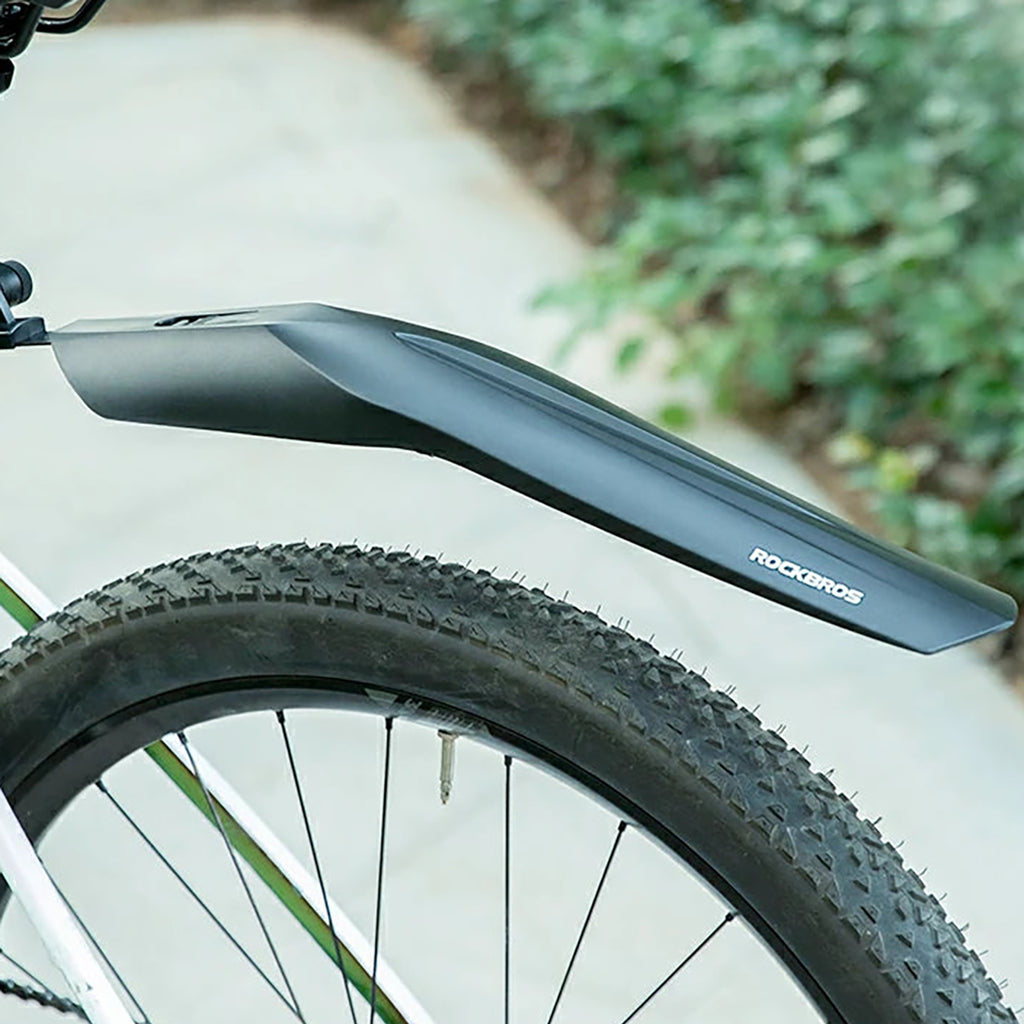 Rockbros FK-870 dviračio blendžiai su greito atpalaidavimo sistema, reguliuojami - juoda -- Bicycle Fenders