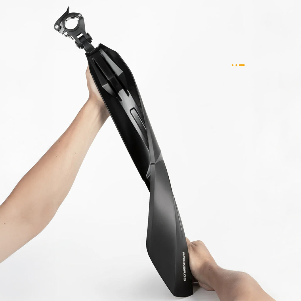 Rockbros FK-870 dviračio blendžiai su greito atpalaidavimo sistema, reguliuojami - juoda -- Bicycle Fenders