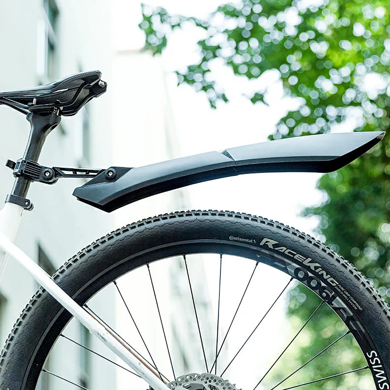 Rockbros FK-870 dviračio blendžiai su greito atpalaidavimo sistema, reguliuojami - juoda -- Bicycle Fenders