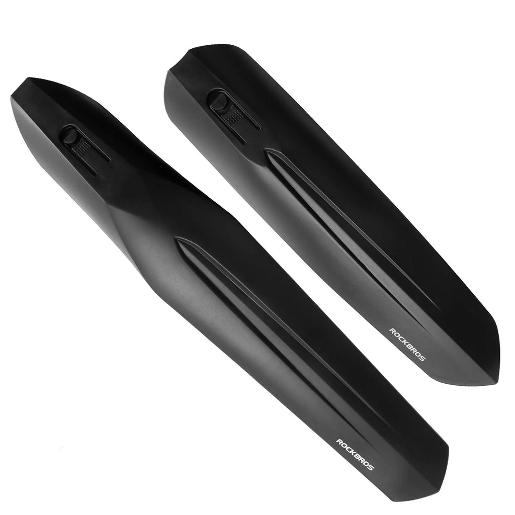Rockbros FK-880 priekinės ir galinės dviračio blendžiai 24" dviračiams - juoda -- Bicycle Fenders