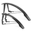 Rockbros FK-892 Off-Road reguliuojami dviračio blendžiai - juoda -- Bicycle Fenders