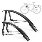 Rockbros FK-892 Off-Road reguliuojami dviračio blendžiai - juoda -- Bicycle Fenders