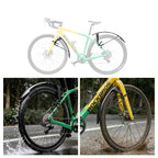 Rockbros FK-892 Off-Road reguliuojami dviračio blendžiai - juoda -- Bicycle Fenders
