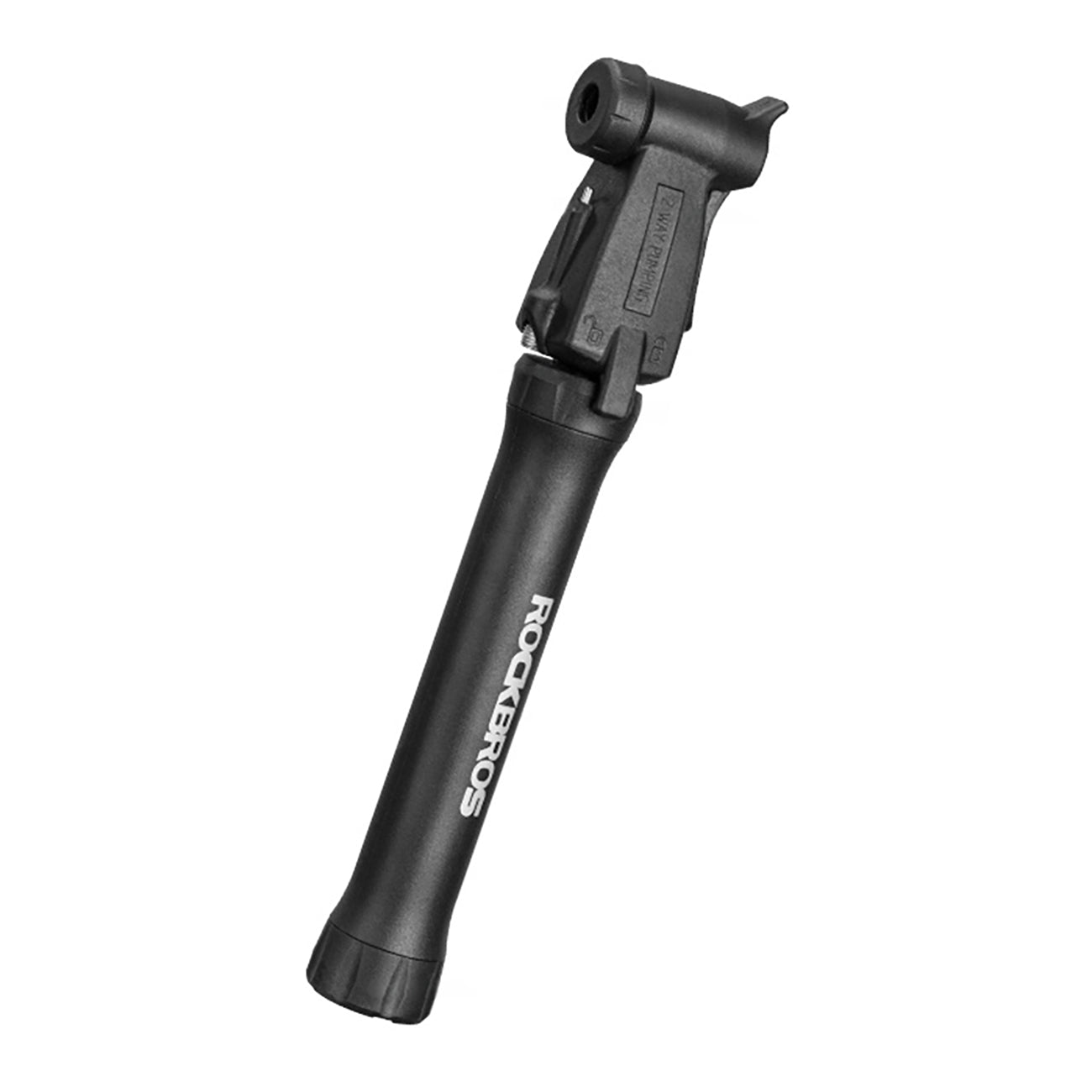 ROCKBROS TM-1701P 80 PSI Mini dviračio pompa Presta ir Schrader vožtuvams - juoda -- Bicycle Pumps