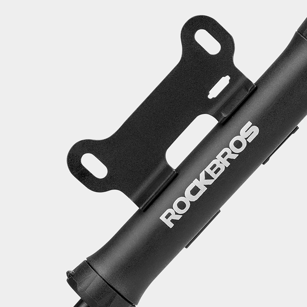 ROCKBROS TM-1701P 80 PSI Mini dviračio pompa Presta ir Schrader vožtuvams - juoda -- Bicycle Pumps